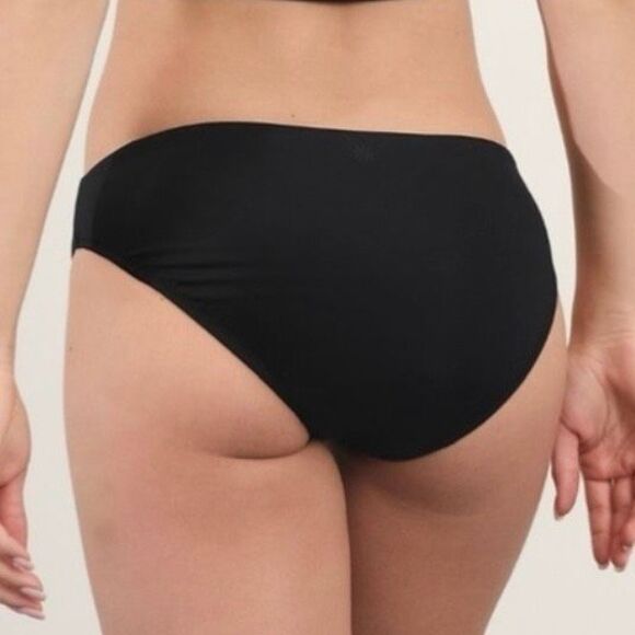 Athleta Clean Medium Bikini Swim Bottom size XL Black - Picture 8 of 8